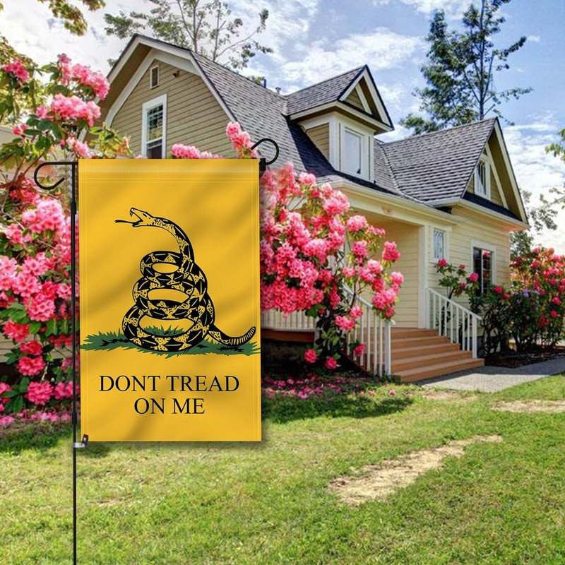 Anley Double Sided Premium Garden Flag, Dont Tread On Me