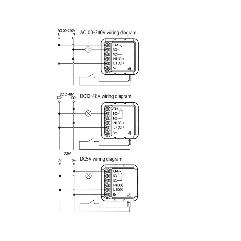 Tuya Smart Life App 1 Channel DC 5V 24V 32V