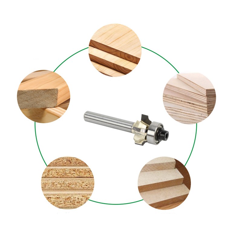 Round Over Router Bit 1/4 Shank R2.5 4 Flute Tungsten