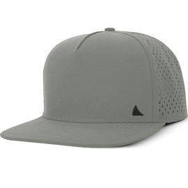 Salt Mafia Flat Brim Waterproof Hats for Men - Performance Snapback Surfer Hat