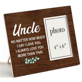 Uncle Gifts From Niece Nephew, to My Uncle Photo Frame Best Uncle Gifts, Uncle I Love You Picture Frame (4x6 Inch Photo)