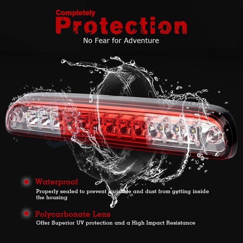 ECCPP For 1999-16 Ford F-250 Super Duty Red Lens LED