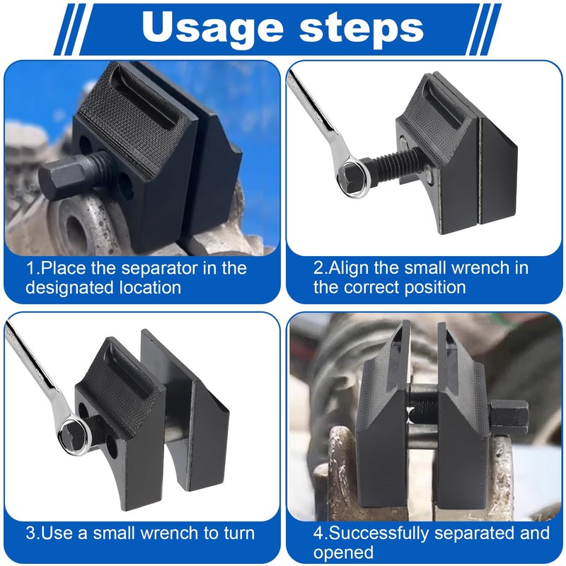 Car suspension split hub steering knuckle spreader, Suspension Strut Hub