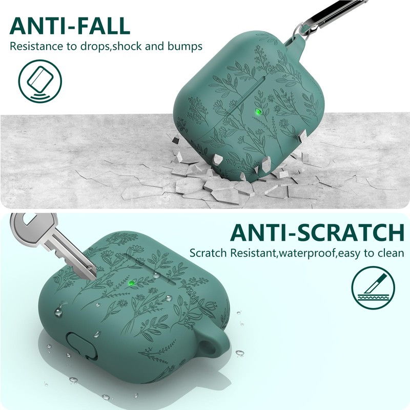 Ekoonpft Ekoonpft for Airpods 3rd Generation Case with Cleaner Kit,