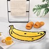 FROZZUR Banana Bath Mat, Bath Mats for Bathroom Cute Yellow