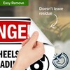 Danger Chock Wheels Before Loading or Unloading OSHA Sign, 10x7