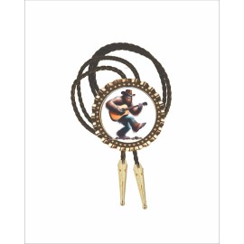 Neckties clothing accessories photo art custom made bolos Bigfoot Rock N Roll  Bolo Tie Men's Accessory Neckties Mens Wear Gift for Dad