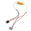 Load Resistor, 2-Piece Car LED Decoder for H7 Headlights, LED