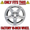 Auto Reflections Set of 4 18" 5 Spoke Wheel Skins