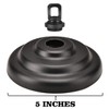 ROJOSER Heavy Duty Canopy Kit and 3.2 feet Pendant Light