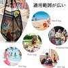 Stoooduo Mesh Beach Tote Bag, Large Capacity, Foldable, Lightweight, Outdoor,