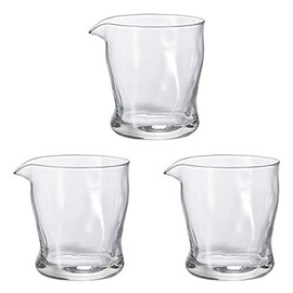 Aderia B-2889 Sake Bottle, Katakuchi Teneri Fluid, 9.5 fl oz (280 ml), 3 Pieces (Soft Texture/Easy to Hold), Made in Japan