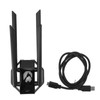 USB3.0 WiFi Adapter with 4 Antenna 2.4GHz 5GHz 1800Mbps WPA3