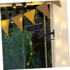 jojofuny 2pcs Fake CCTV Realistic Imitation Security Flashing Led Light