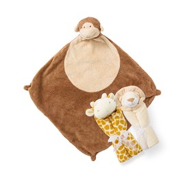 Angel Dear Pair and a Spare Blankies, Jungle Safari