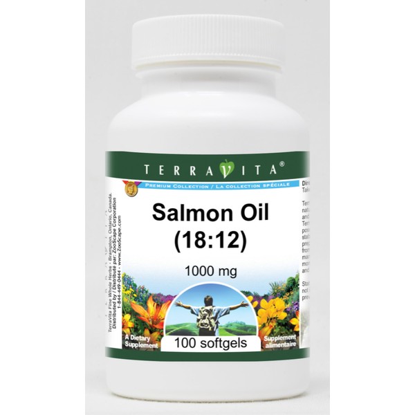 Salmon Oil (18:12) - 1000 mg (100 softgels, ZIN: 427995)