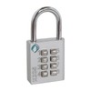 EM Combination Lock (XB35) 0430 Button-Type Padlock Locking Device 2ea