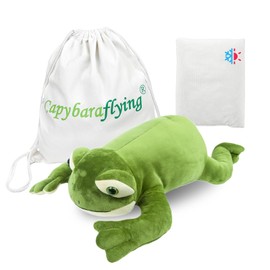 capybaraflying Frog Weighted Plush Pillow, 20" 4 lbs Frog Weighted Stuffed Animals, Cute Animal Plushie Dolls Throw Pillow Birthday Gifts for Kids & Adults