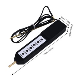 10KV Neon Fence Voltage Tester, Electric Fence, Voltage Tester, Fault Finder, Agricultural Equipment, Portable Test Tool, Neon Lights, 6 Indicator Lights, 1000-10000 V for Horse or Livestock