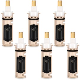 Qunclay 10 Pack Compatible with Moen 1222 Replacement Cartridge Kit One-handle Positemp Faucets Tub Bathtub Shower Cartridge Replacement Tool Brass and Plastic Shower Replacement Part Cartridge