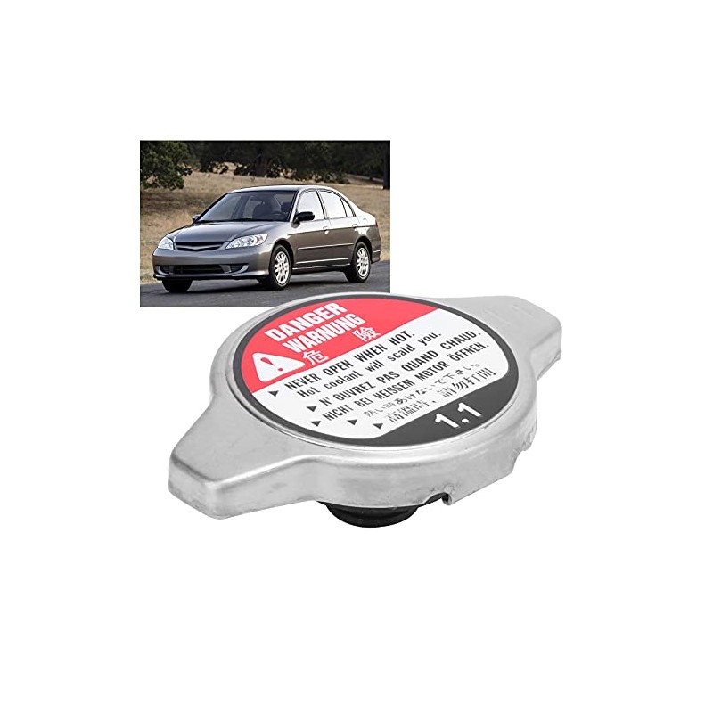 Acouto Car Cooling Radiator, Radiator Coolant Cover for Civic 1998‑2005