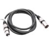 vhbw DMX Cable XLR Male to XLR Female Compatible with