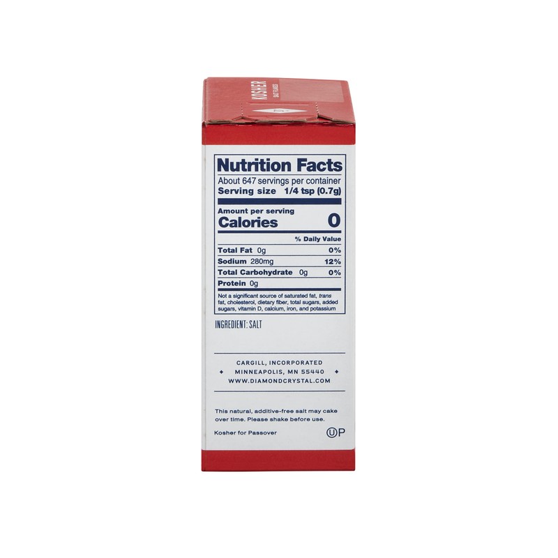 Diamond Crystal Kosher Salt Flakes – Full Flavor, No Additives
