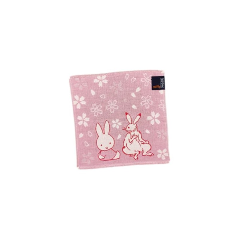 Miffy x Choju-Giga Gauze Mini Towel, Flower Dango