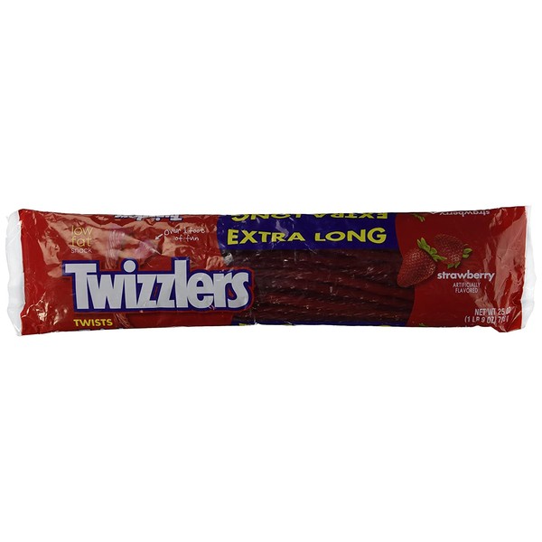 Twizzler Extra Long Strawberry Twists, 25-Ounces