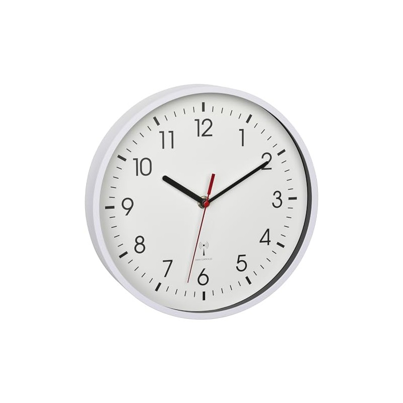 TFA Dostmann 60.3550 Analogue Radio Controlled Wall Clock Precise Display