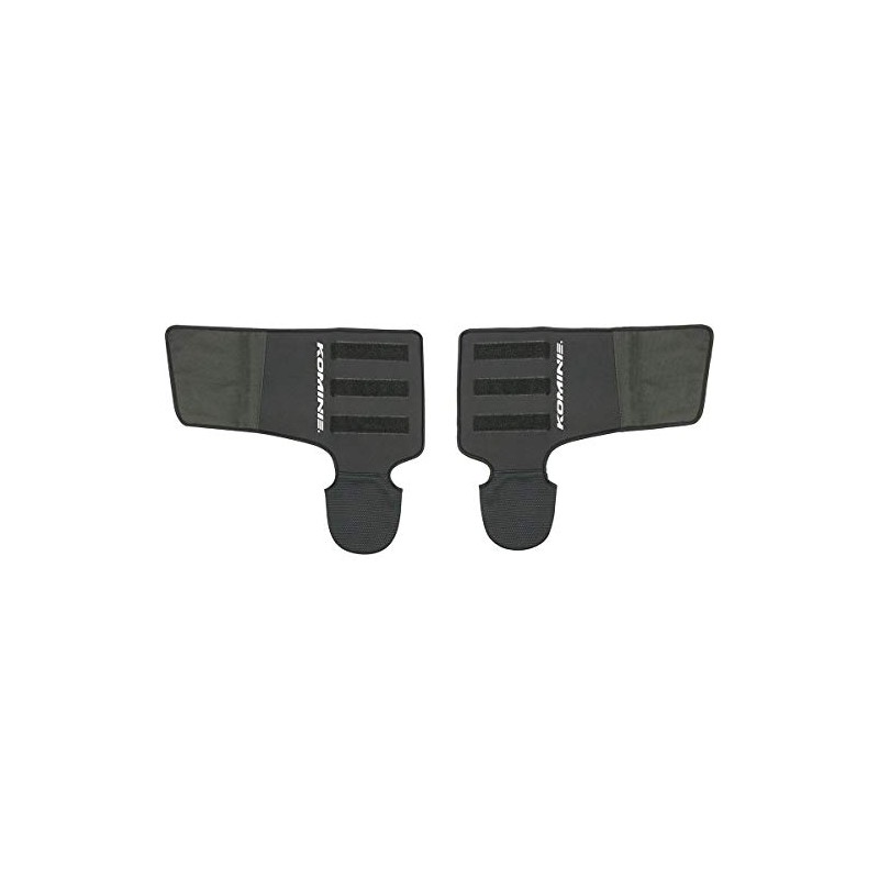 Komine AK-075 595 Motorcycle Neoprene Ankle Warmer, Black, Free