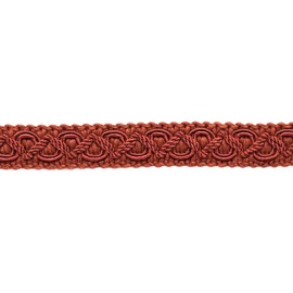 19mm Trim Braid Trim Style #0075SGC Dark Rust - K35 Sold by the Yard (3ft )