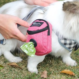 OKONOS Dog Treat Pouch Portable Training Bag with Waist Clip for Treats and Dog Walking