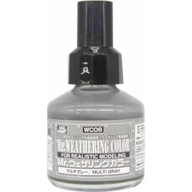 GSI Creos Mr. Weathering Color Multi Gray 40ml Model Paint WC06
