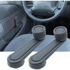 Interior Window Crank Handle, Textured Gray Grey, for Various Toyota