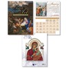 Church Art Wall Calendar 2025 Nativity Scenes Coloured Italian Art Work