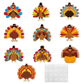 Turkey Cutouts, Thanksgiving Bulletin Board Decorations, Fall Bulletin Board Decorations, Turkey Decorations, Fall Cutouts, Thanksgiving Party Decorations, 20Pcs