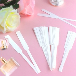 200Pcs Disposable Perfume Test Strips,Fragrance Tester Strips Fragrance Blotter Strips Scented Cards Essential Oil Diffuser Strip,Used to Test Fragrance of Perfume Essential Oil(White)