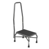 Drive Medical 13062-1SV Bariatric Heavy Duty Step Stool with Handrail,