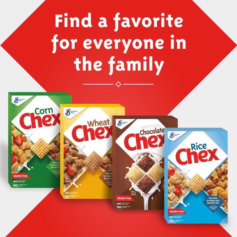 Wheat Chex Breakfast Cereal, Homemade Chex Mix Ingredient, 14 oz