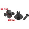 50pcs 20x7mm Plastic Push Rivet Bumper Pin Clips
