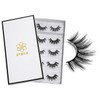 DYSILK Lashes Mink Lashes 5 Pairs 6D Eyelashes Extensions Kit