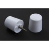 2 x Door Stoppers 27 mm White