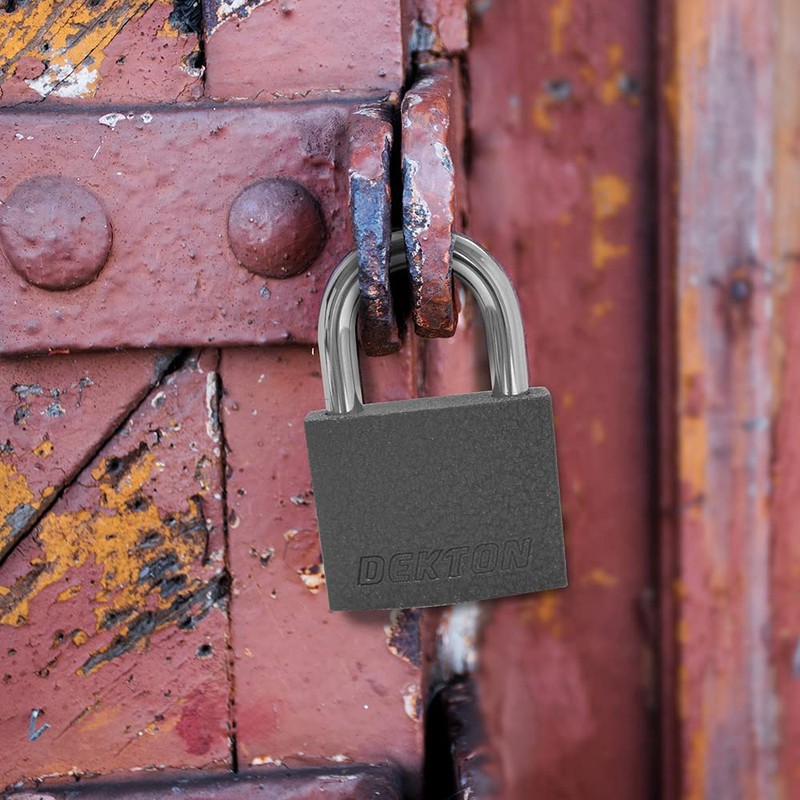 DEKTON DT70112 60MM Iron Padlock, Black