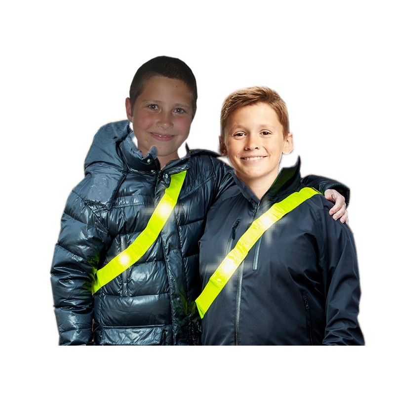 Bright Ideas Reflective LED Belt