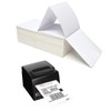 Yuefuba 4x6 Thermal Shipping Labels Fanfold Pack of 500 Perforated