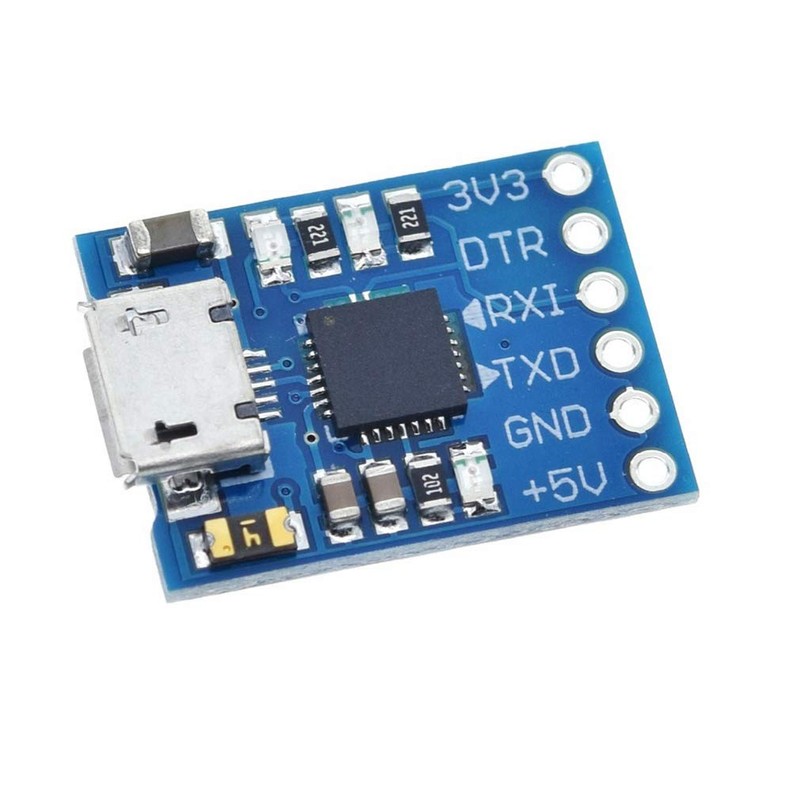 Hailege 2pcs CP2102 Micro USB to UART TTL Convert Module