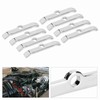 8pcs Chrome Valve Cover Hold-Down Tabs Spreader Bars Fit for