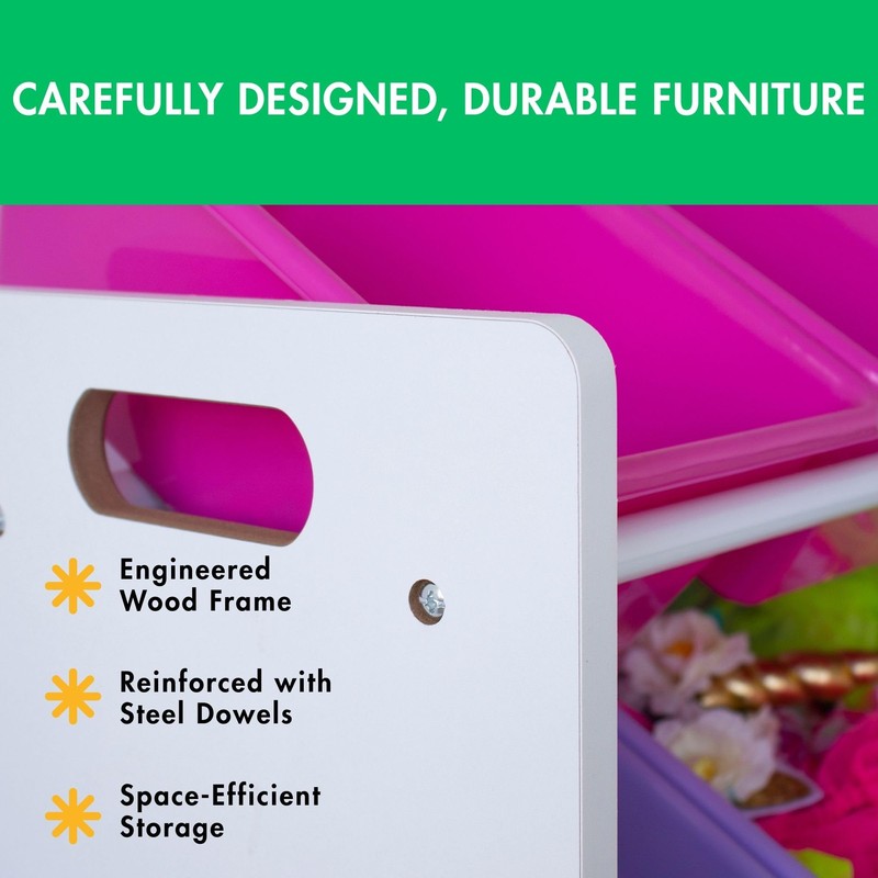 Humble Crew Supersized Toy Storage Organizer with 16 Removable Bins,