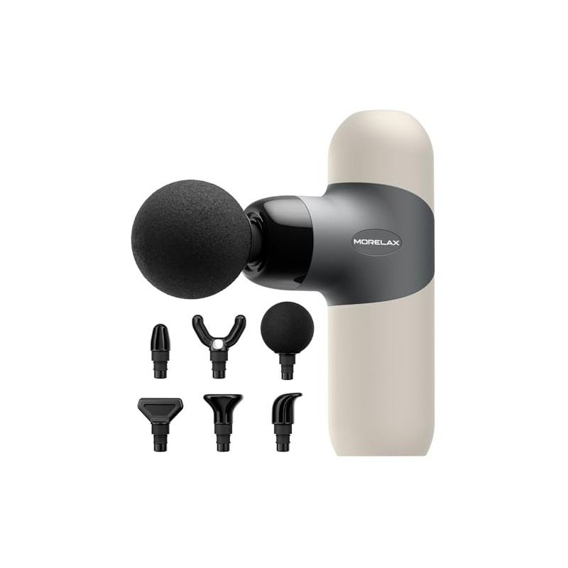 Morelax Mini Massage Gun, Handy Massage Gun with 6 Massage